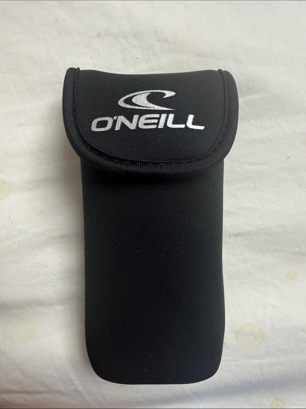 O'Neill Black Neoprene Sumglass Pouch with Logo